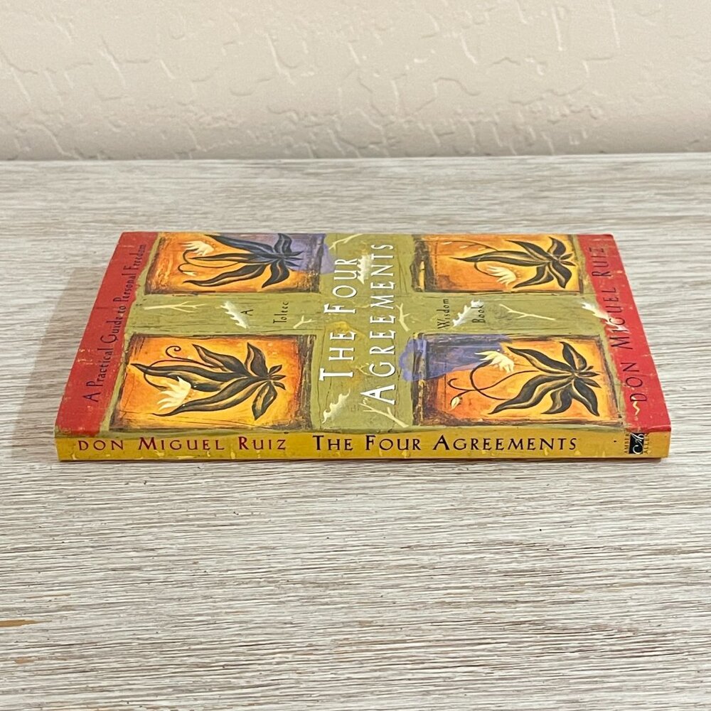 The Four Agreements Paperback Book by Don Miguel Ruiz A Toltec Wisdom Book - Picture 7 of 8